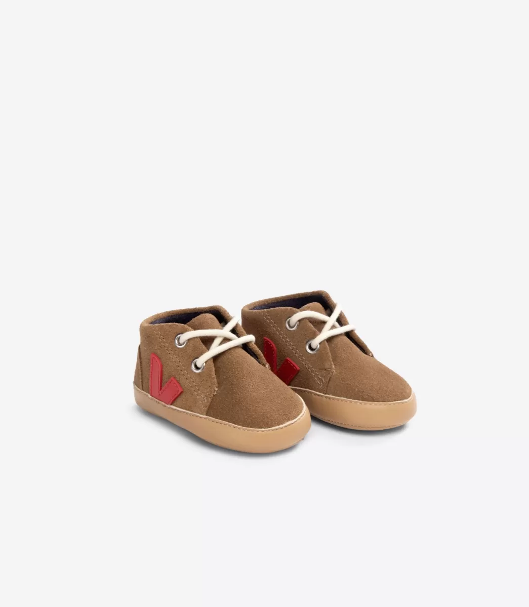 BABY SUEDE BROWN PEKIN>VEJA Fashion