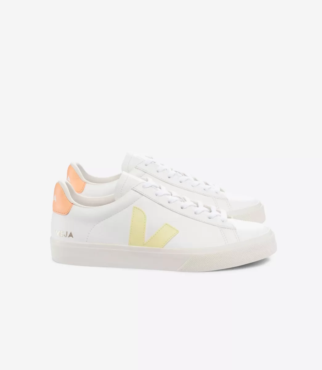 CAMPO LEATHER WHITE SUN PEACH>VEJA Discount