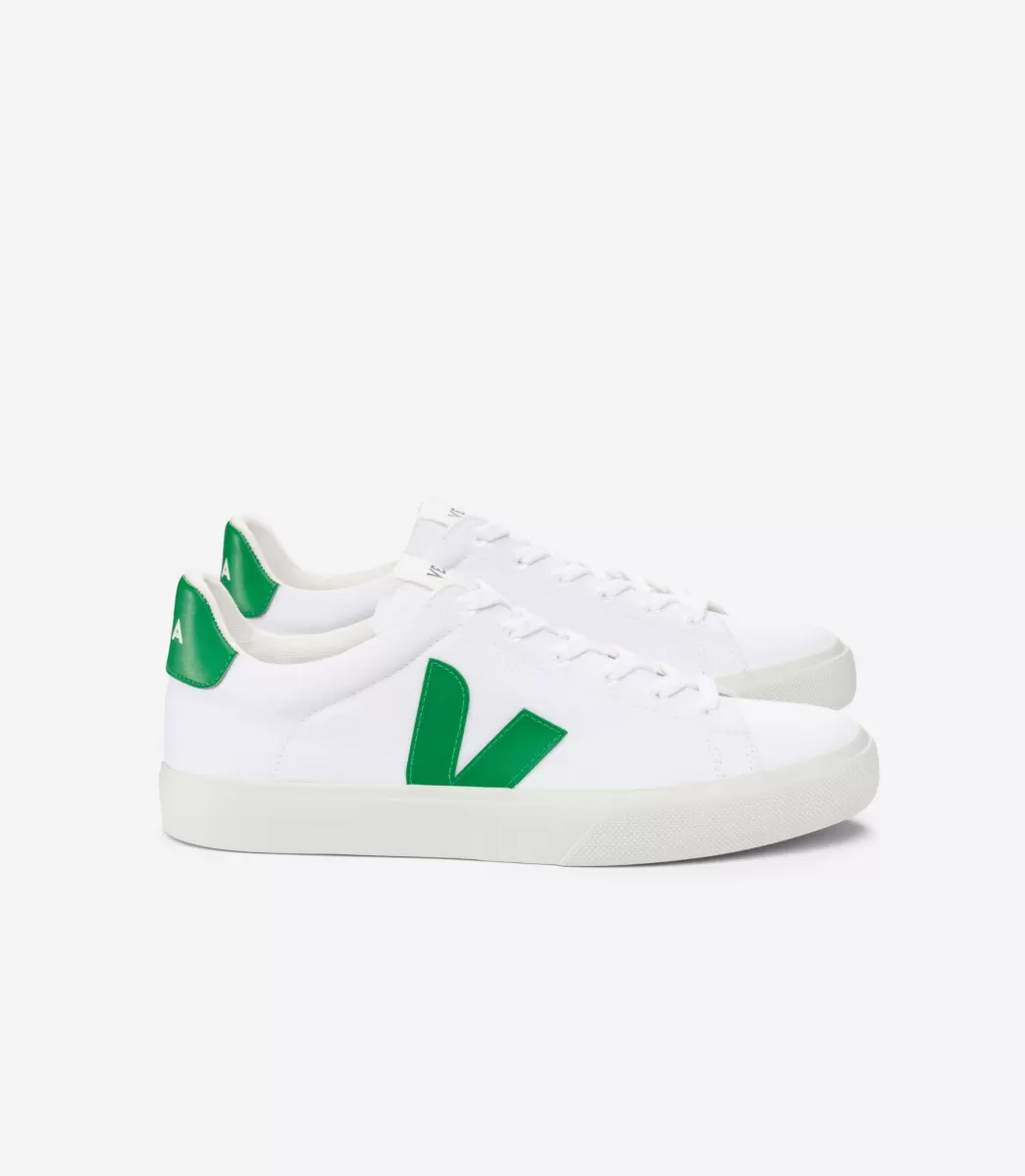CAMPO CANVAS WHITE EMERAUDE>VEJA Cheap