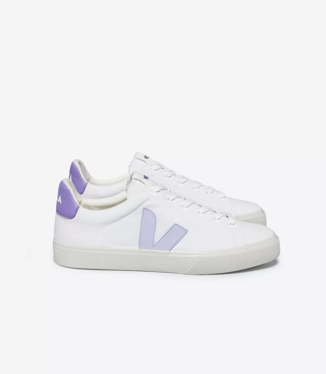 CAMPO CANVAS WHITE SWAN LAVANDE>VEJA Sale
