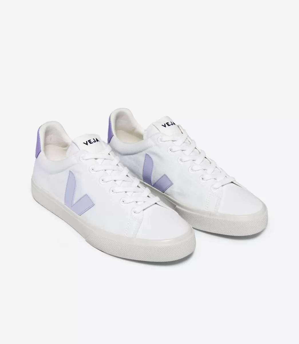 CAMPO CANVAS WHITE SWAN LAVANDE>VEJA Sale
