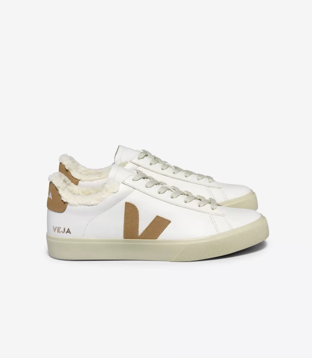 CAMPO FURED LEATHER WHITE DESERT>VEJA Flash Sale