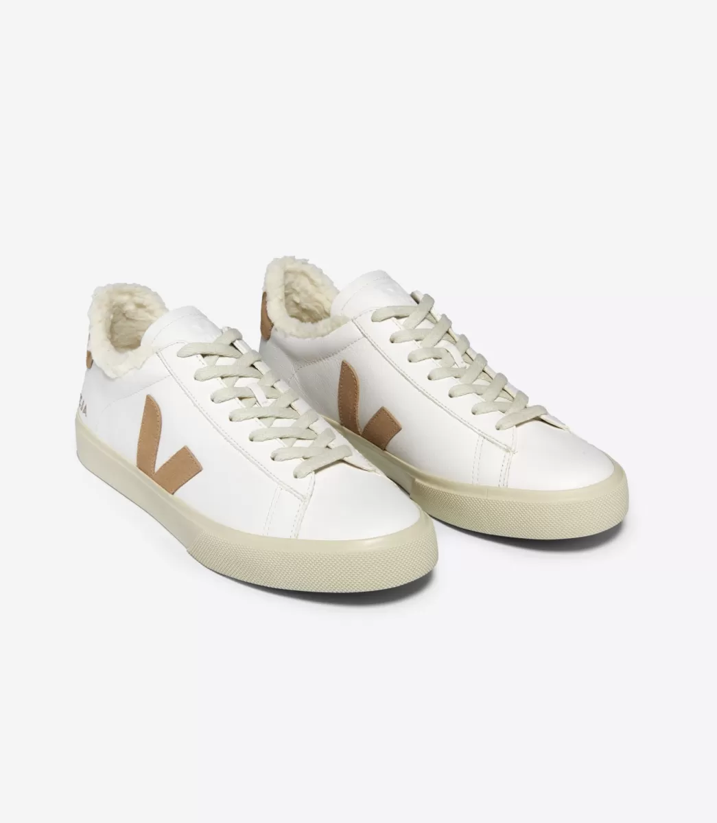 CAMPO FURED LEATHER WHITE DESERT>VEJA Flash Sale