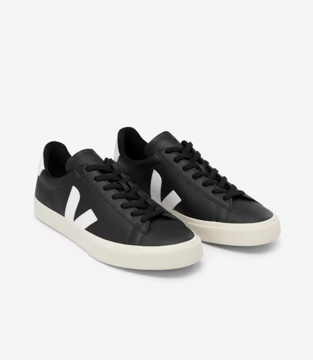 CAMPO LEATHER BLACK WHITE>VEJA Fashion