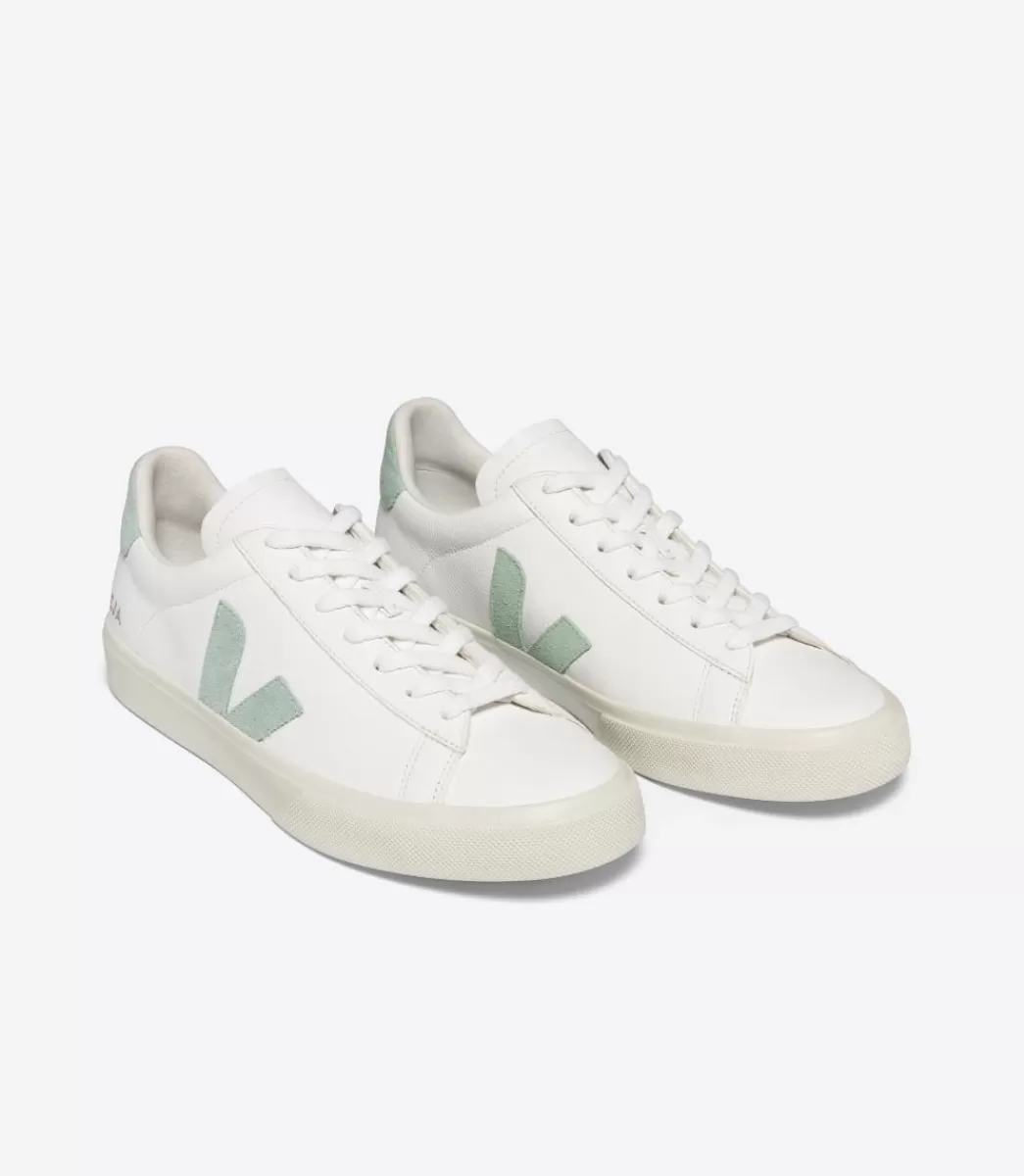CAMPO LEATHER WHITE MATCHA>VEJA Cheap
