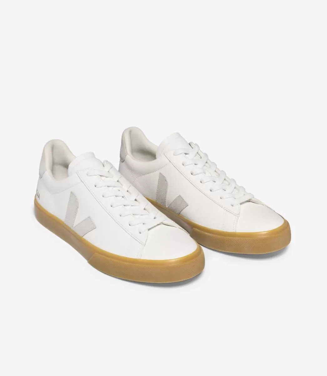 CAMPO LEATHER WHITE NATURAL NATURAL>VEJA Cheap