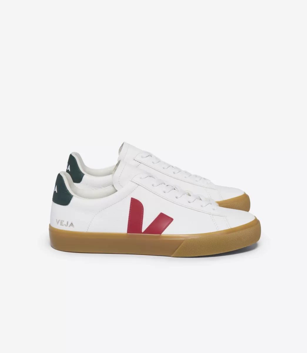 CAMPO LEATHER WHITE PEKIN POKER NATURAL>VEJA Shop