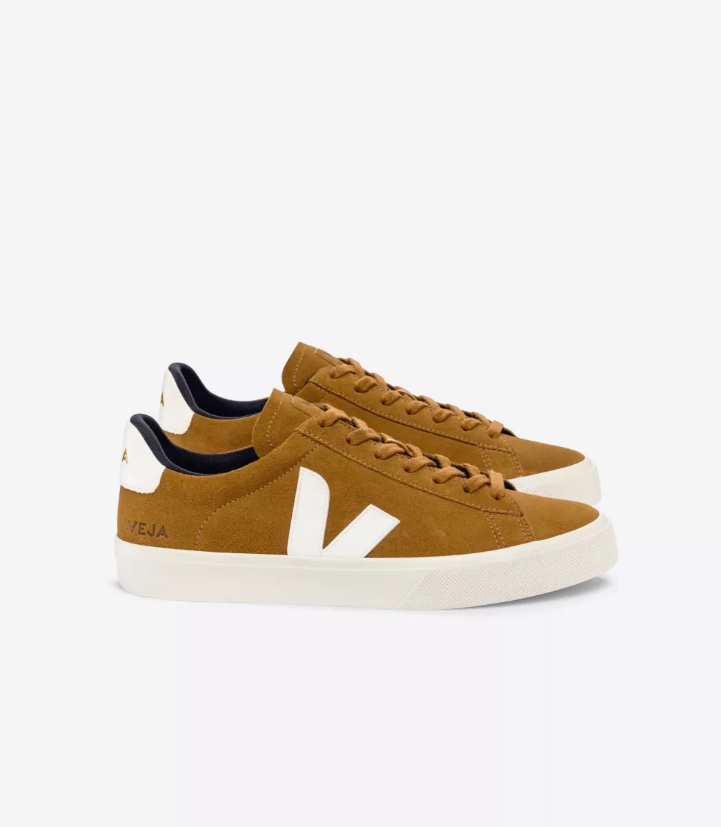 CAMPO SUEDE CAMEL WHITE>VEJA Sale