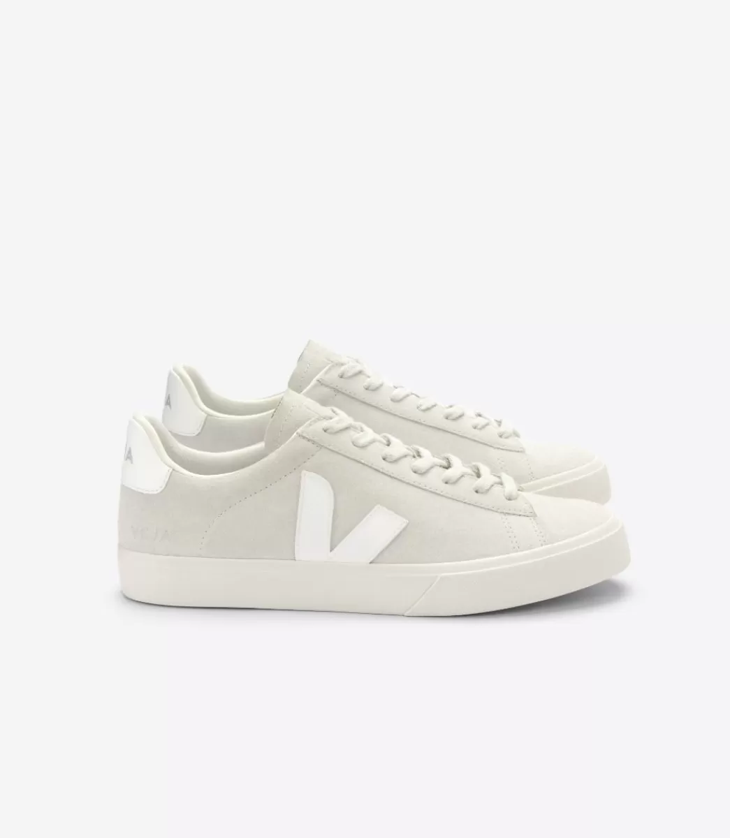 CAMPO SUEDE NATURAL WHITE>VEJA Outlet
