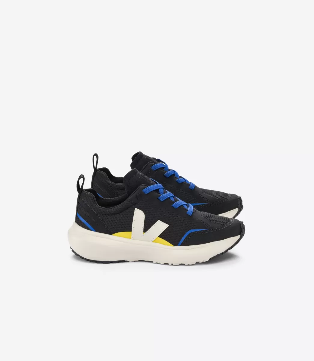CANARY ELASTIC LACES ALVEOMESH BLACK PIERRE>VEJA Outlet