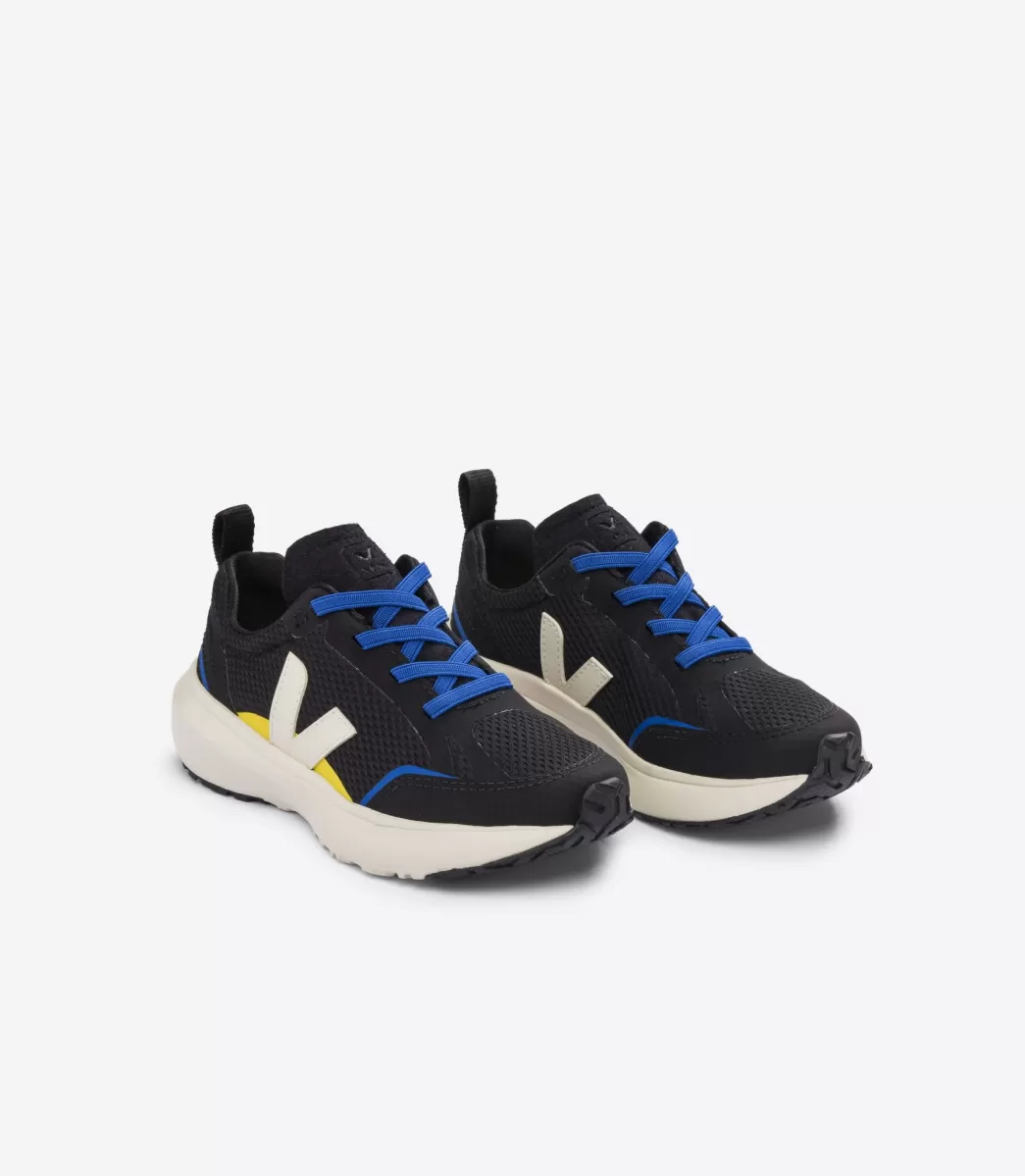 CANARY ELASTIC LACES ALVEOMESH BLACK PIERRE>VEJA Outlet