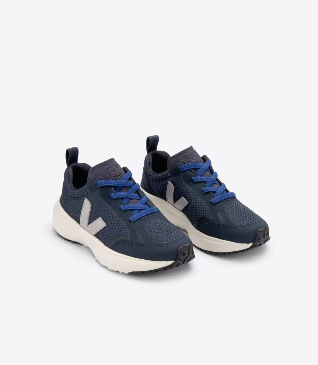 CANARY ELASTIC LACES ALVEOMESH NAUTICO OXFORD GREY>VEJA Cheap