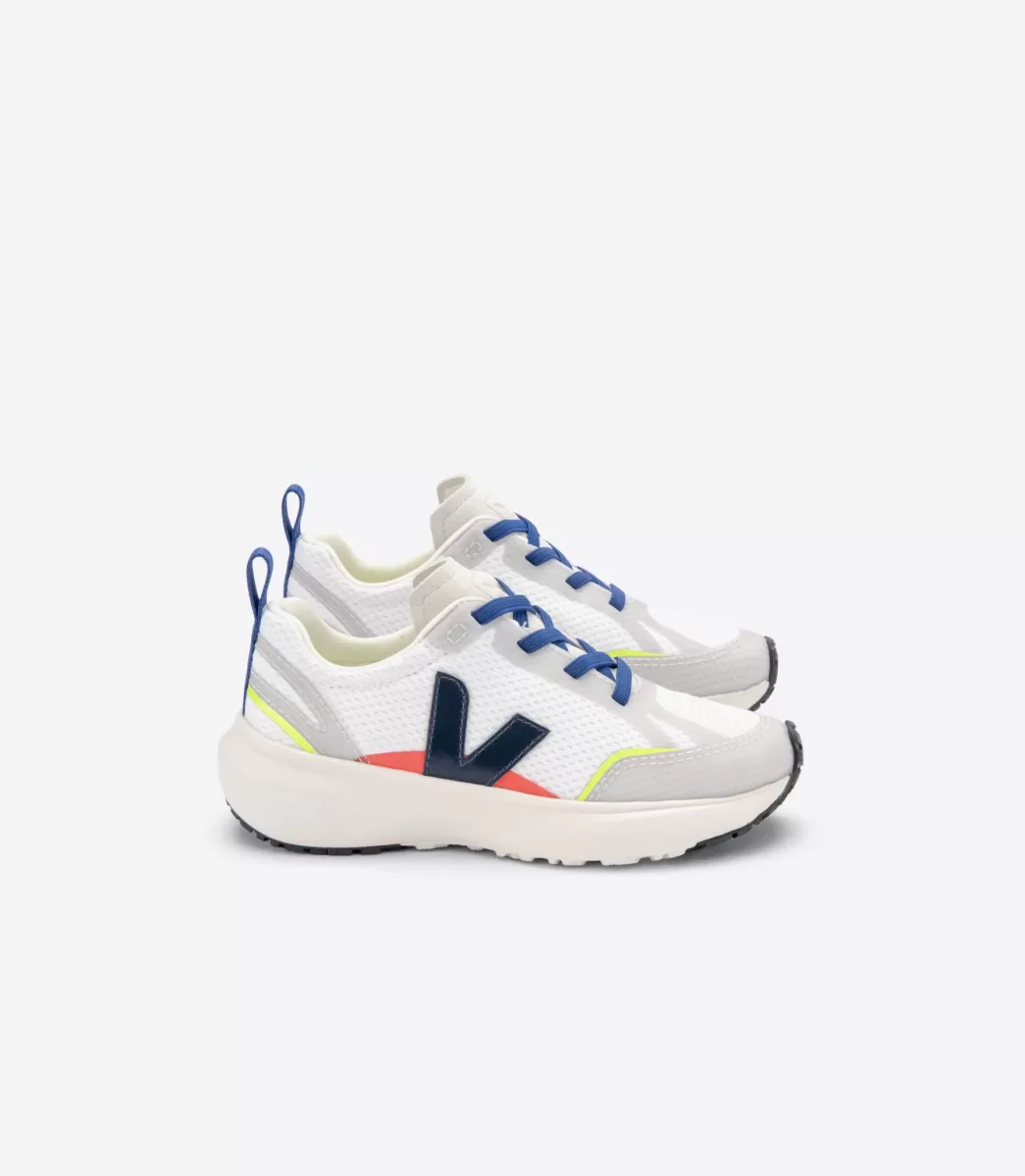 CANARY ELASTIC LACES ALVEOMESH WHITE NAUTICO>VEJA Cheap