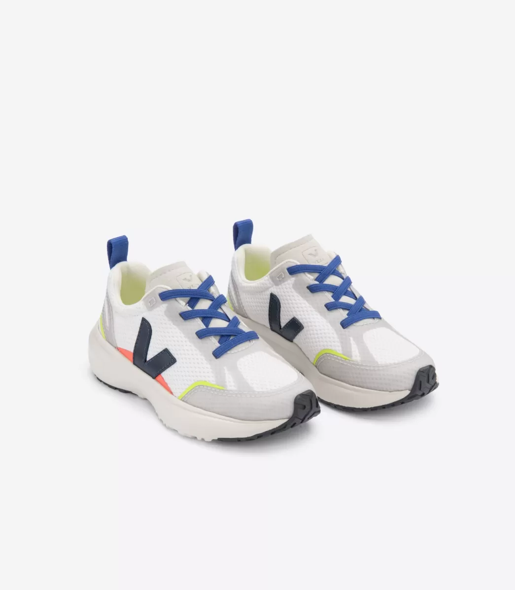 CANARY ELASTIC LACES ALVEOMESH WHITE NAUTICO>VEJA Cheap