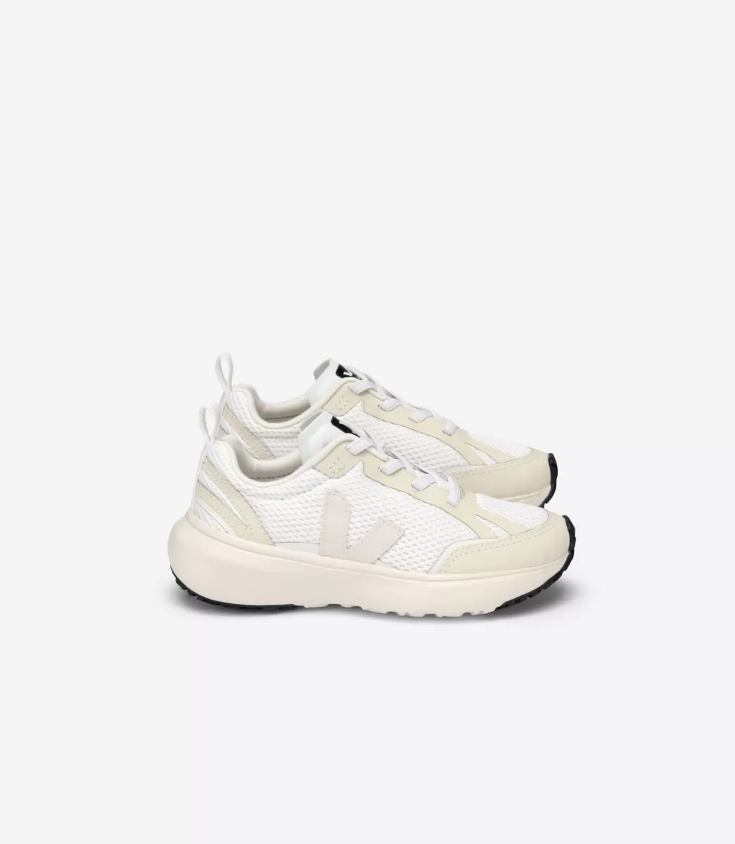 CANARY ELASTIC LACES ALVEOMESH WHITE PIERRE>VEJA Store