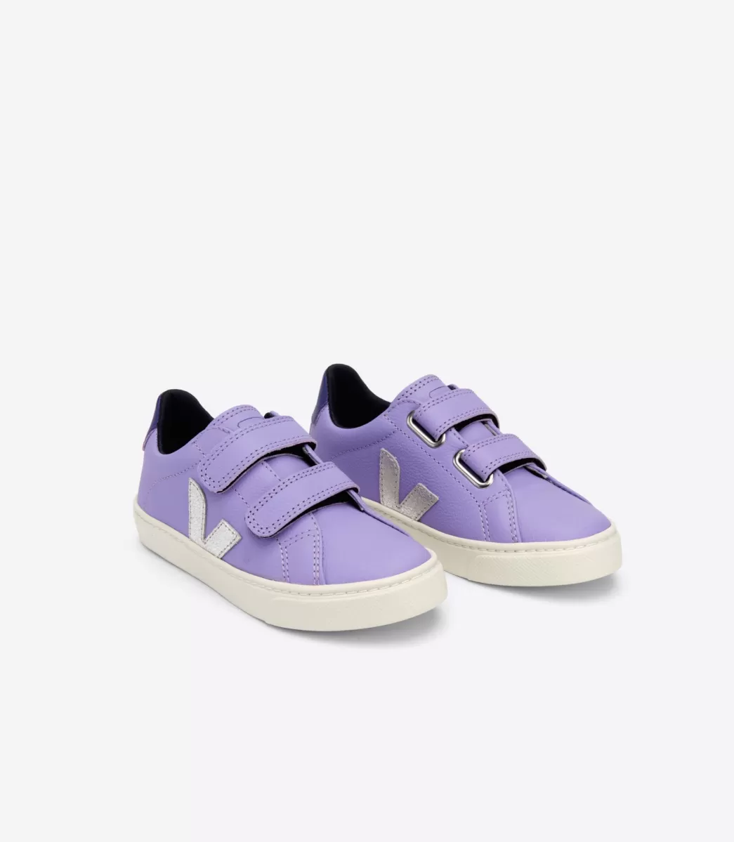 ESPLAR LEATHER LAVANDE SILVER PURPLE>VEJA Flash Sale