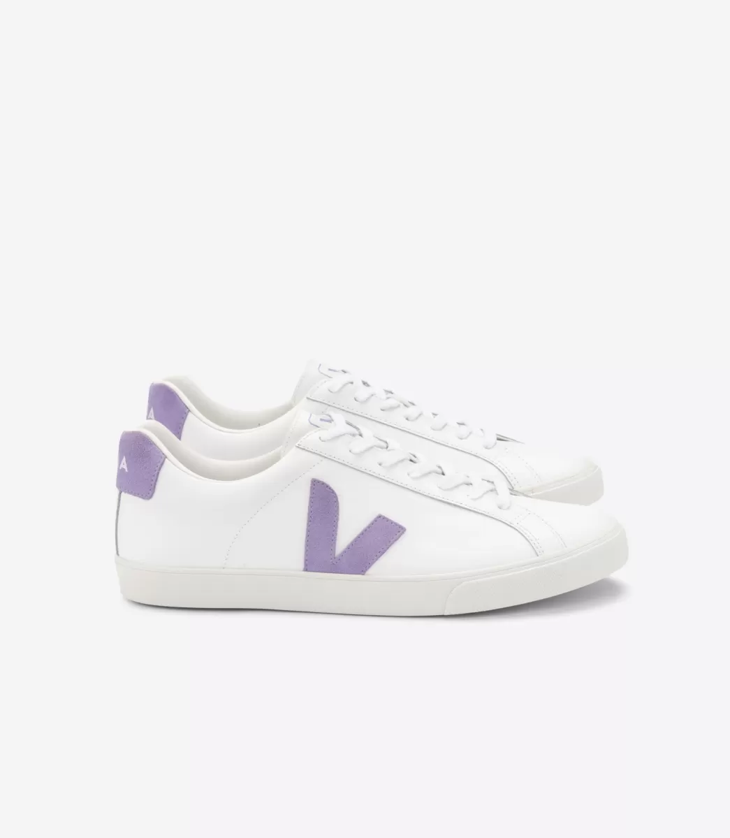ESPLAR LEATHER WHITE LAVANDE>VEJA Store