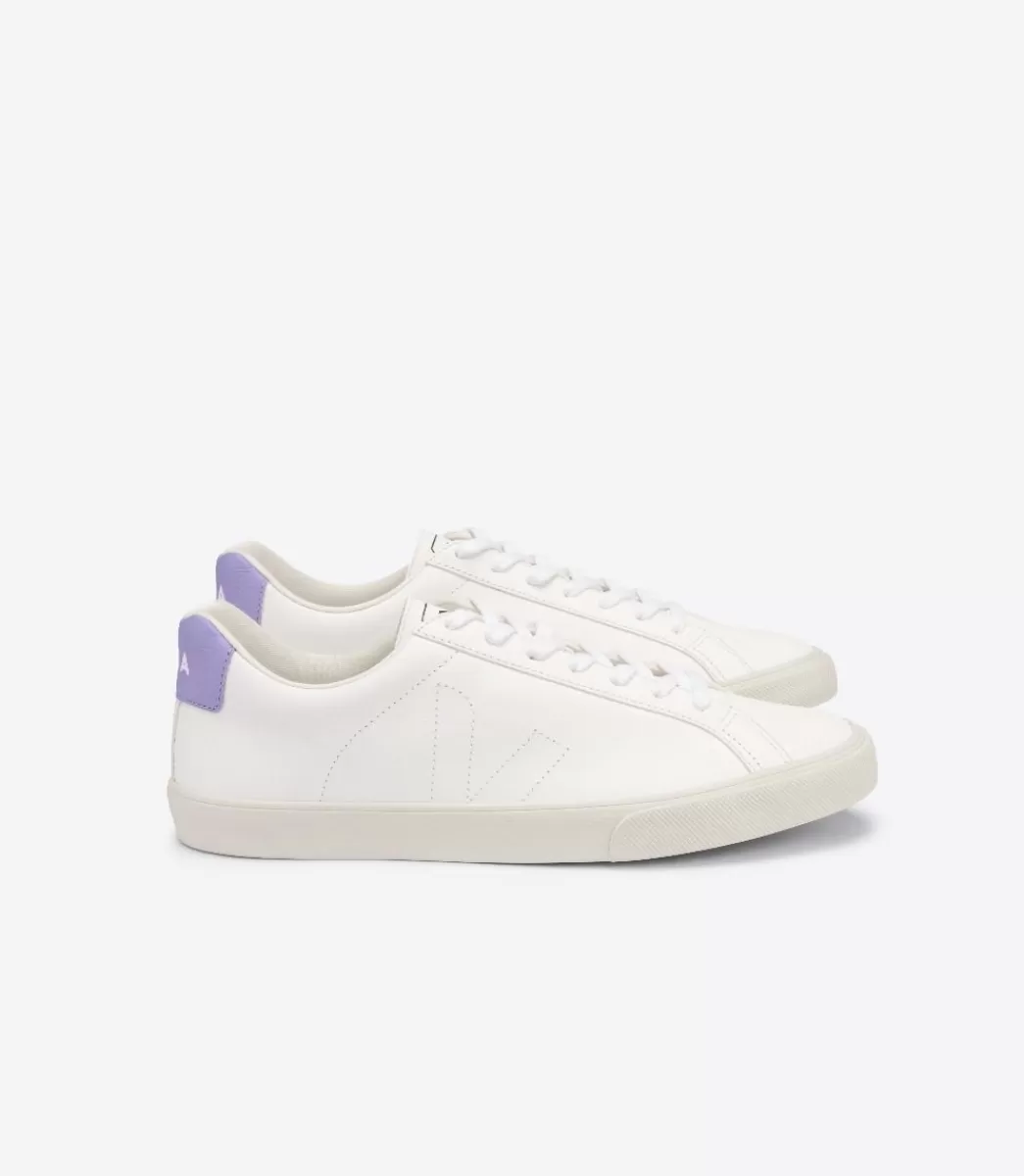 ESPLAR LEATHER WHITE LAVANDE>VEJA Hot
