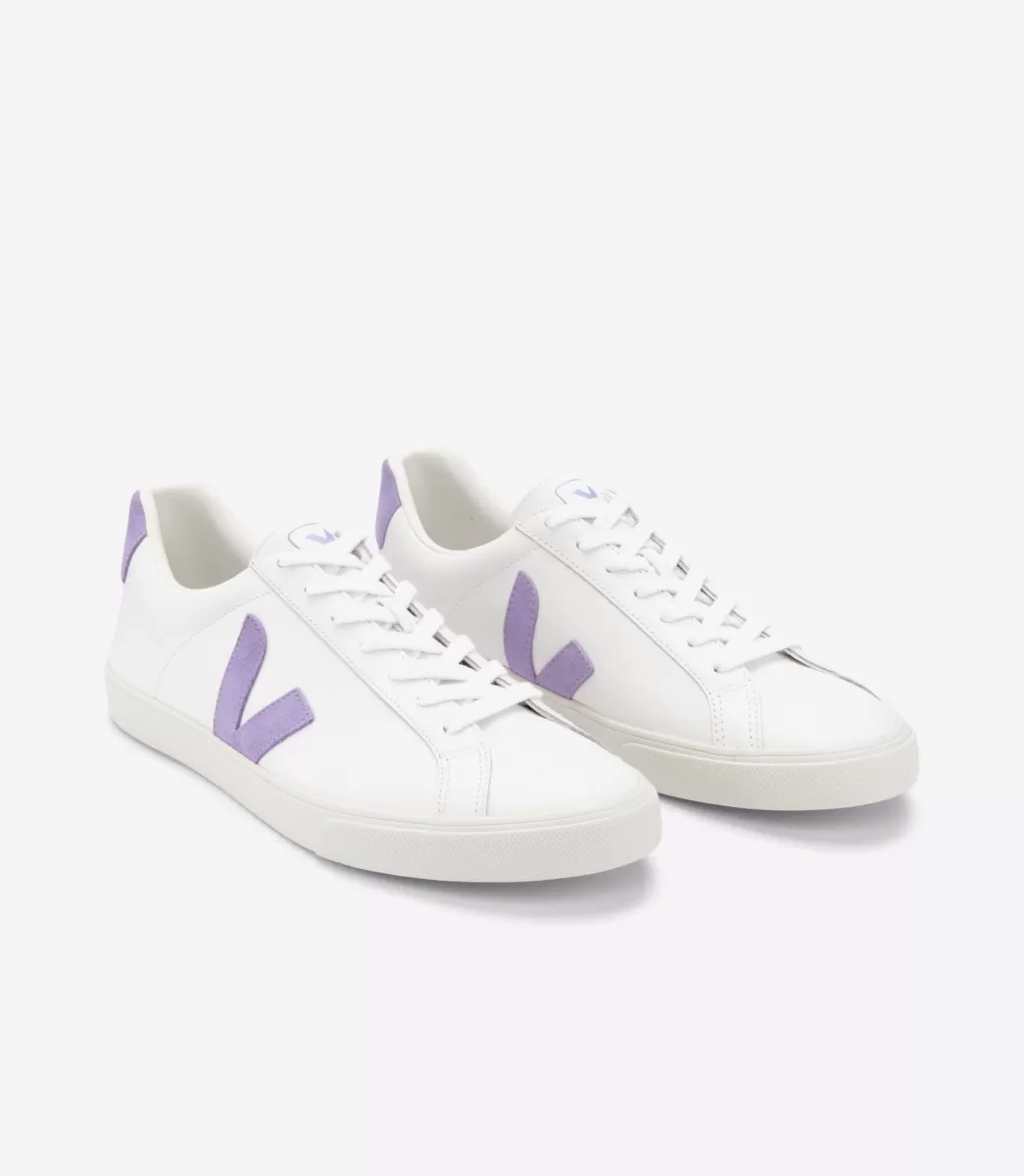 ESPLAR LEATHER WHITE LAVANDE>VEJA Store