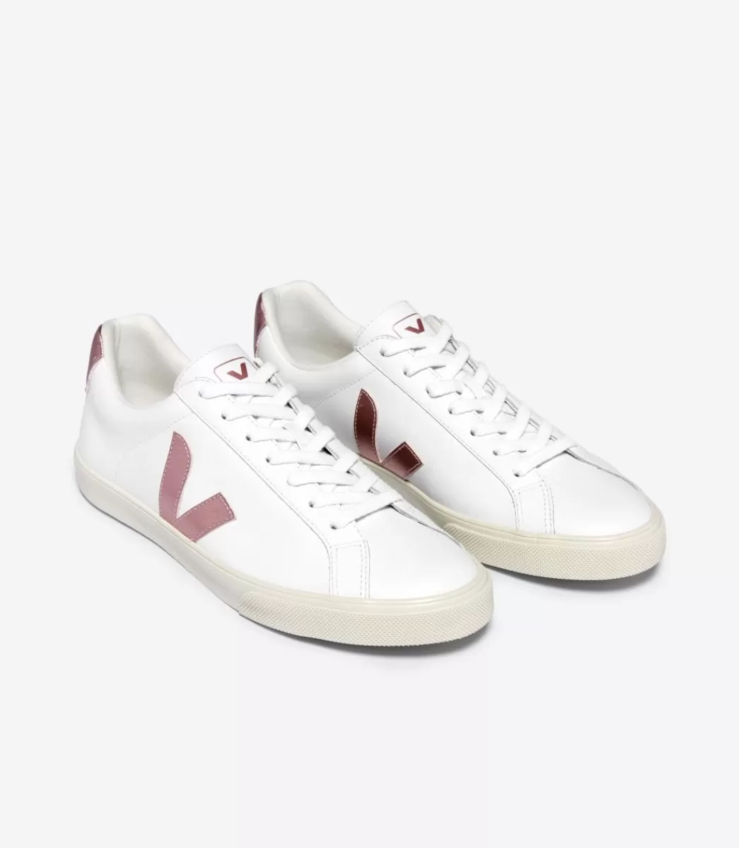 ESPLAR LEATHER WHITE NACRE>VEJA Best Sale