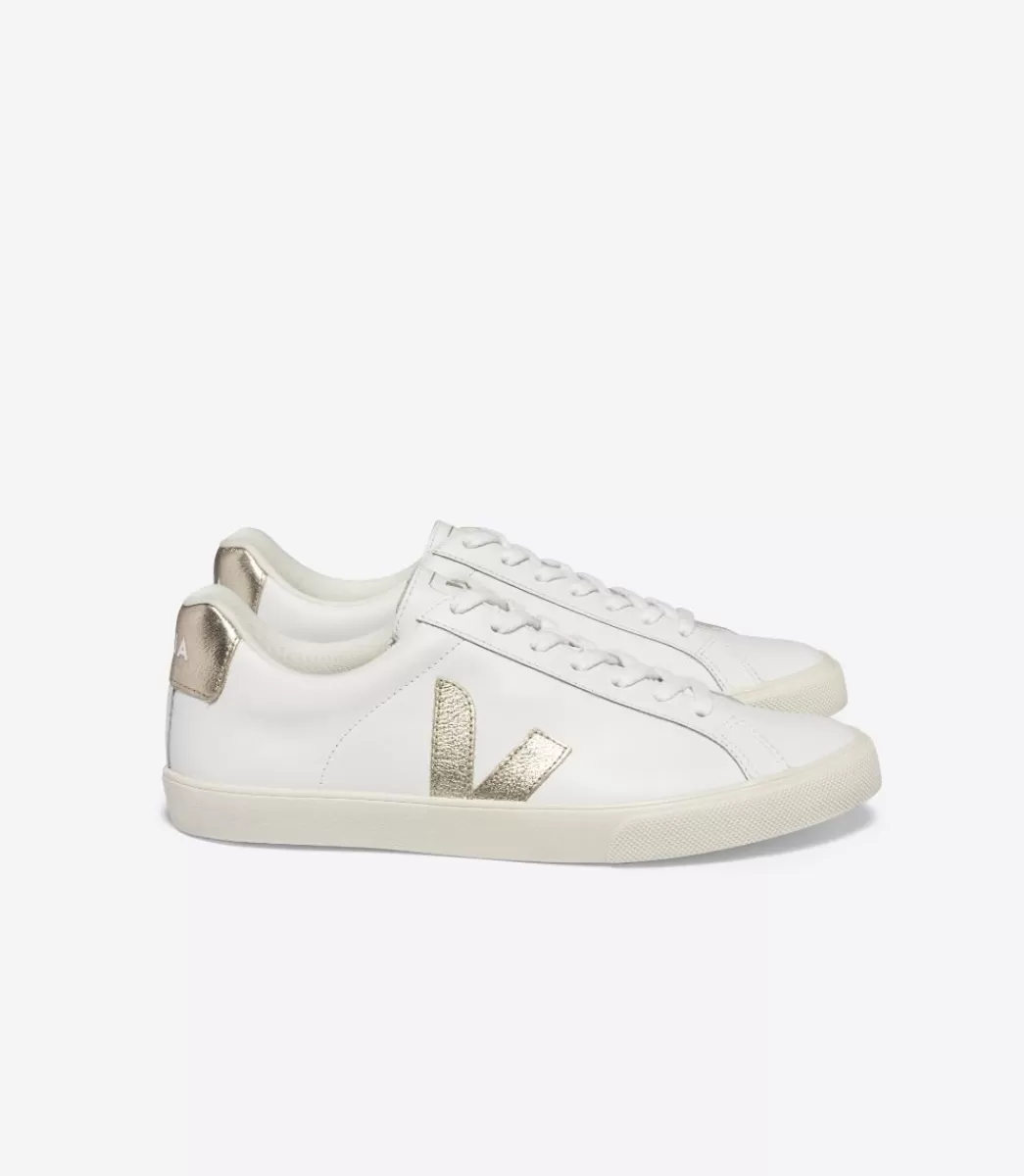 ESPLAR LEATHER WHITE PLATINE>VEJA Fashion