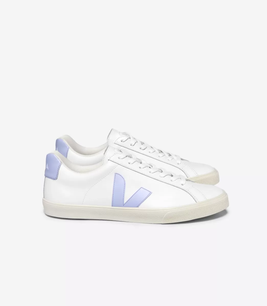 ESPLAR LEATHER WHITE SWAN>VEJA Cheap