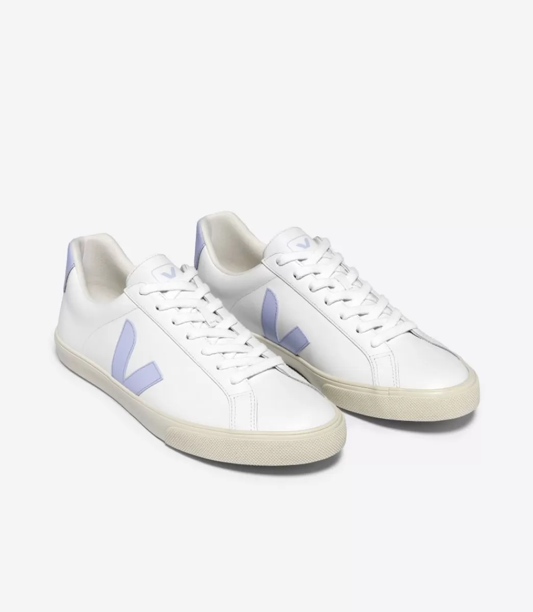 ESPLAR LEATHER WHITE SWAN>VEJA Cheap
