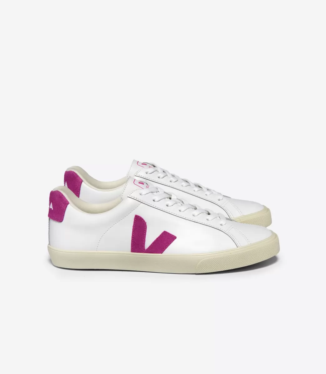 ESPLAR LEATHER WHITE ULTRAVIOLET>VEJA Online