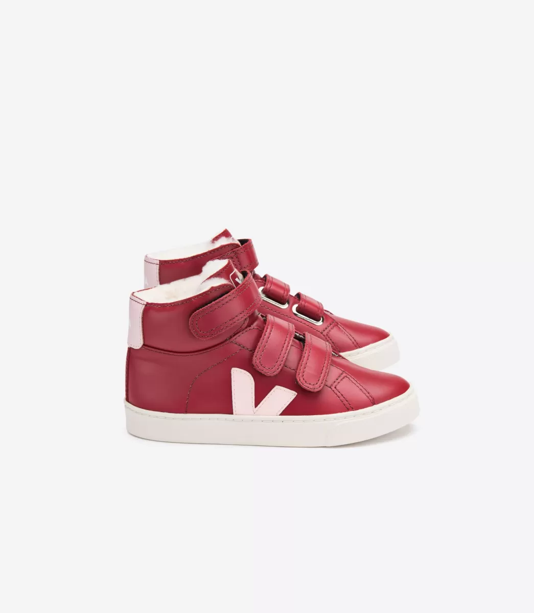 ESPLAR MID FURED LEATHER MARSALA PIERRE>VEJA New