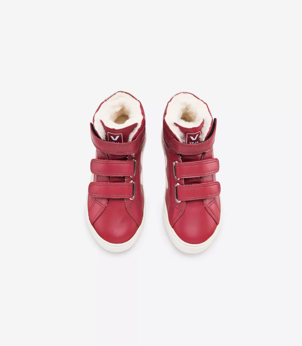 ESPLAR MID FURED LEATHER MARSALA PIERRE>VEJA New