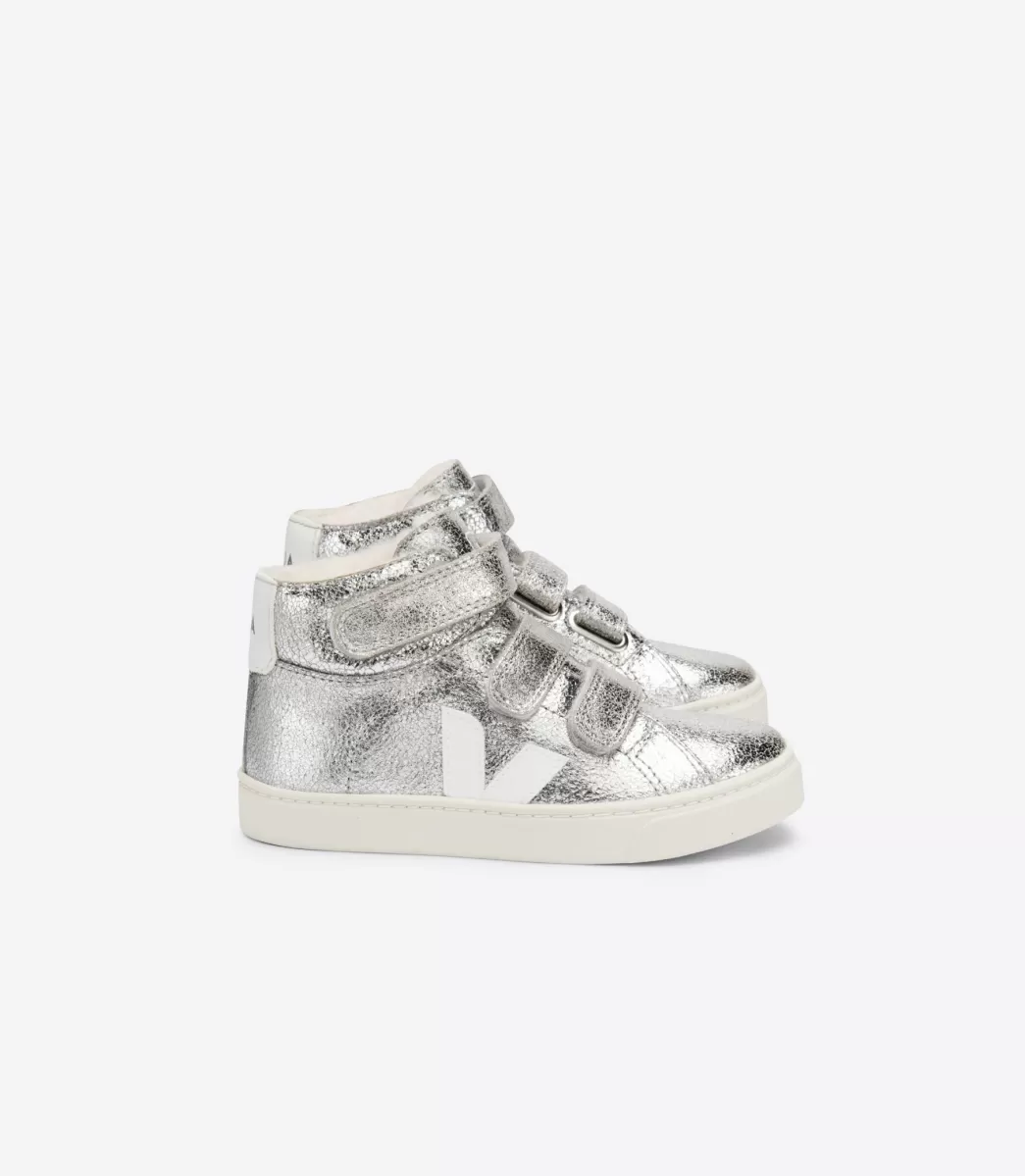 ESPLAR MID FURED SILVER WHITE>VEJA Cheap