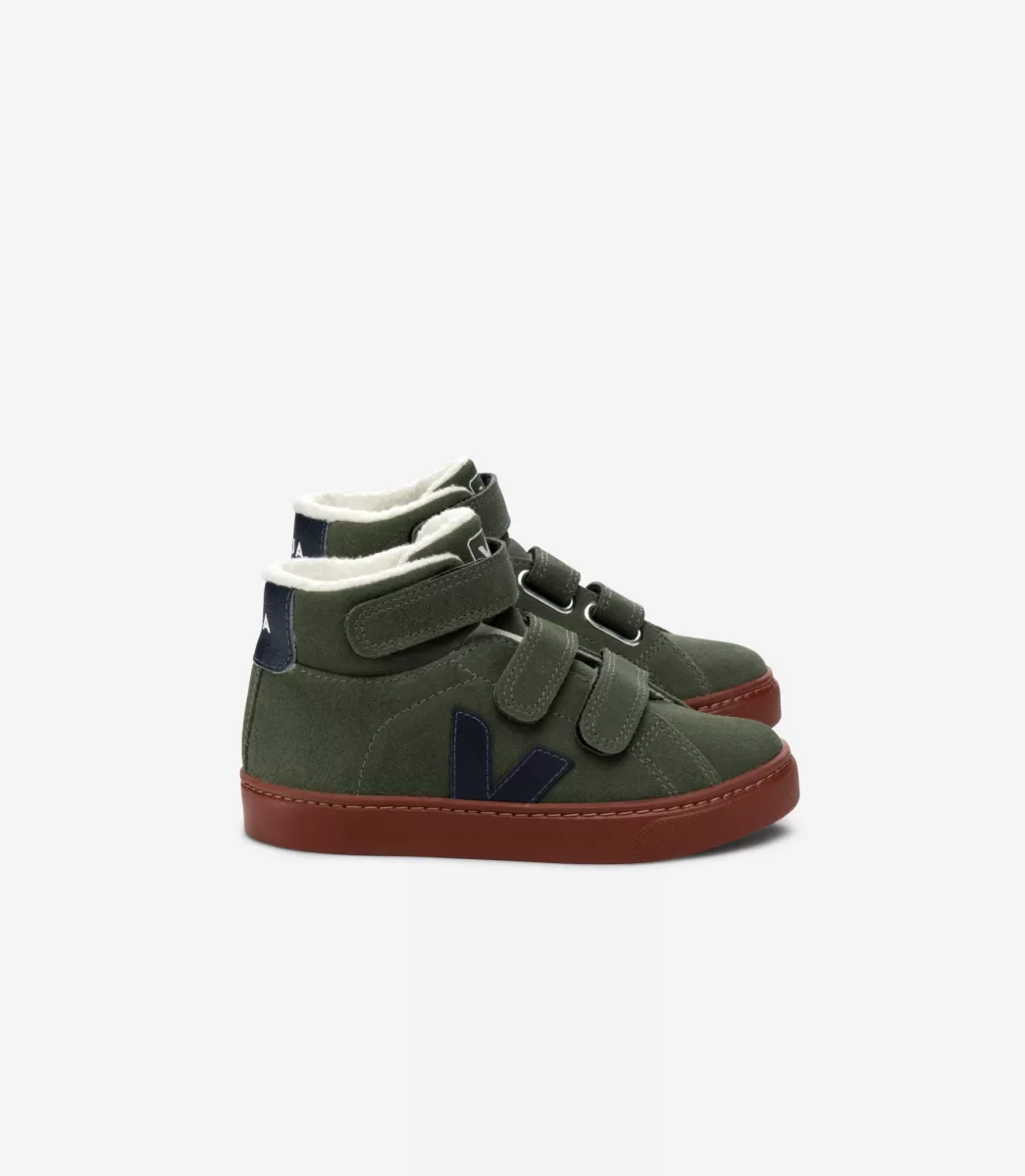 ESPLAR MID FURED SUEDE MUD NAUTICO>VEJA Cheap