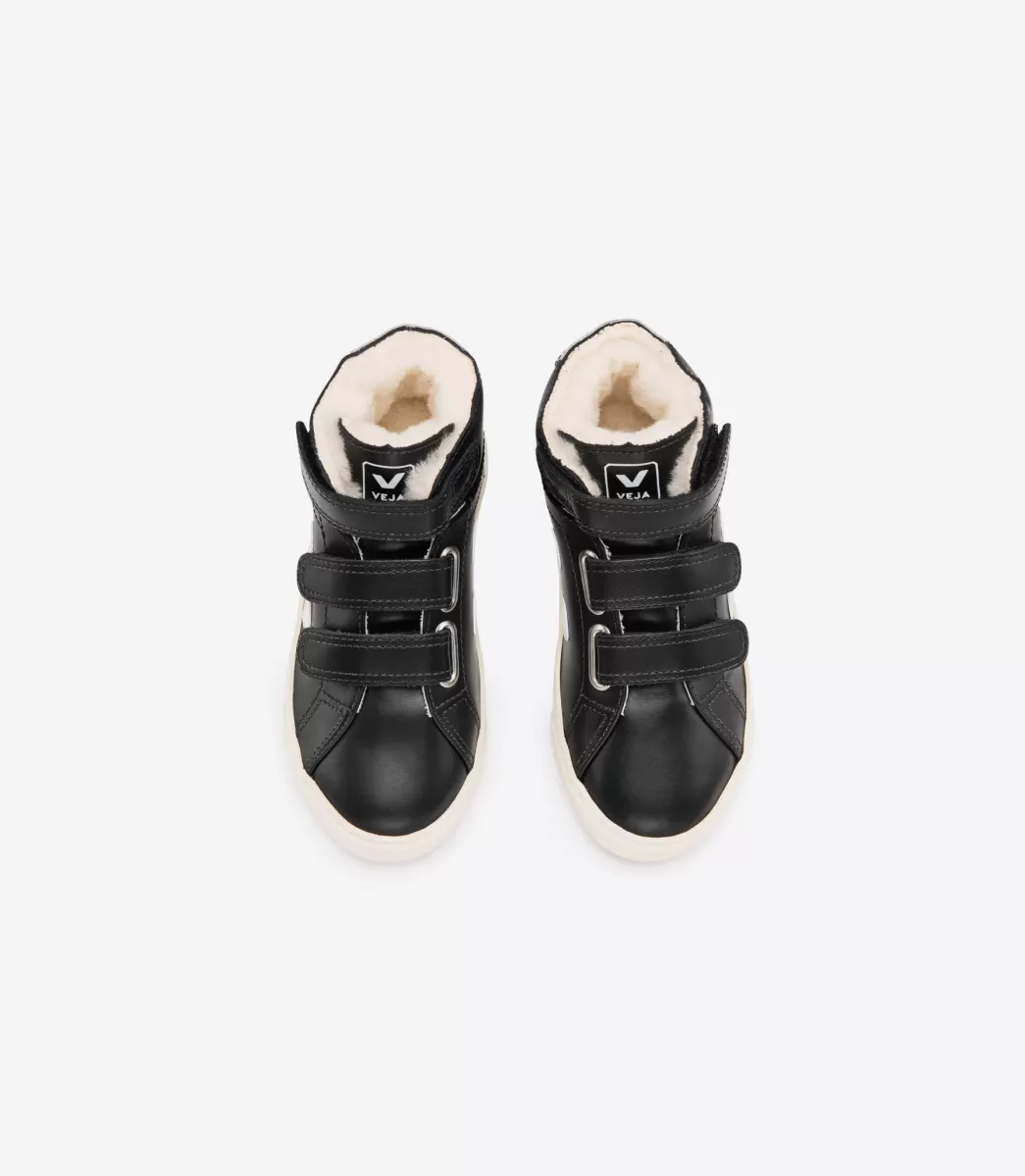 ESPLAR MID LEATHER FURED BLACK>VEJA Shop