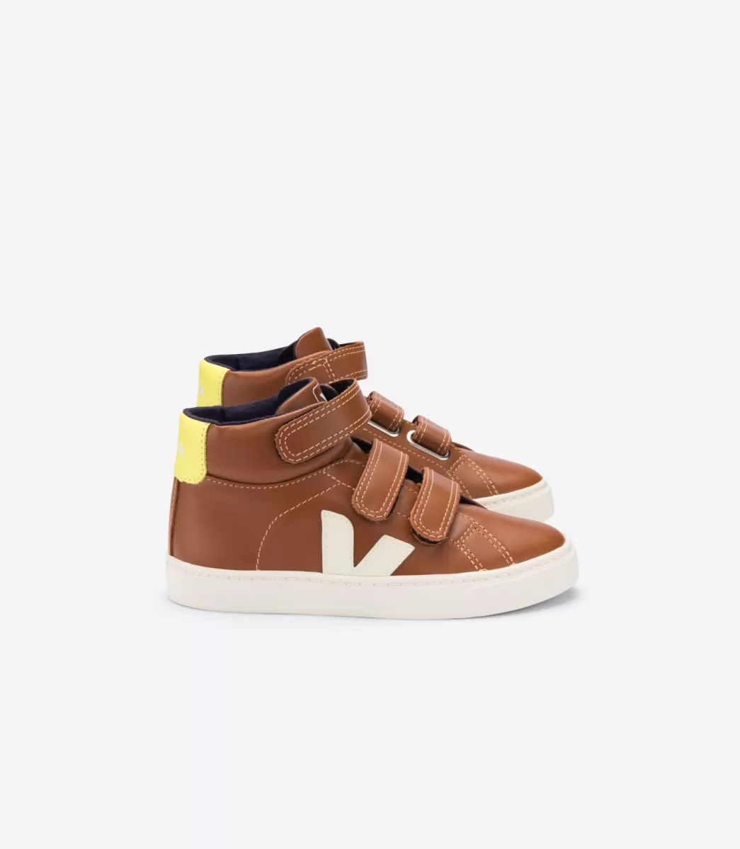 ESPLAR MID LEATHER TUILE PIERRE JAUNE FLUO>VEJA Cheap