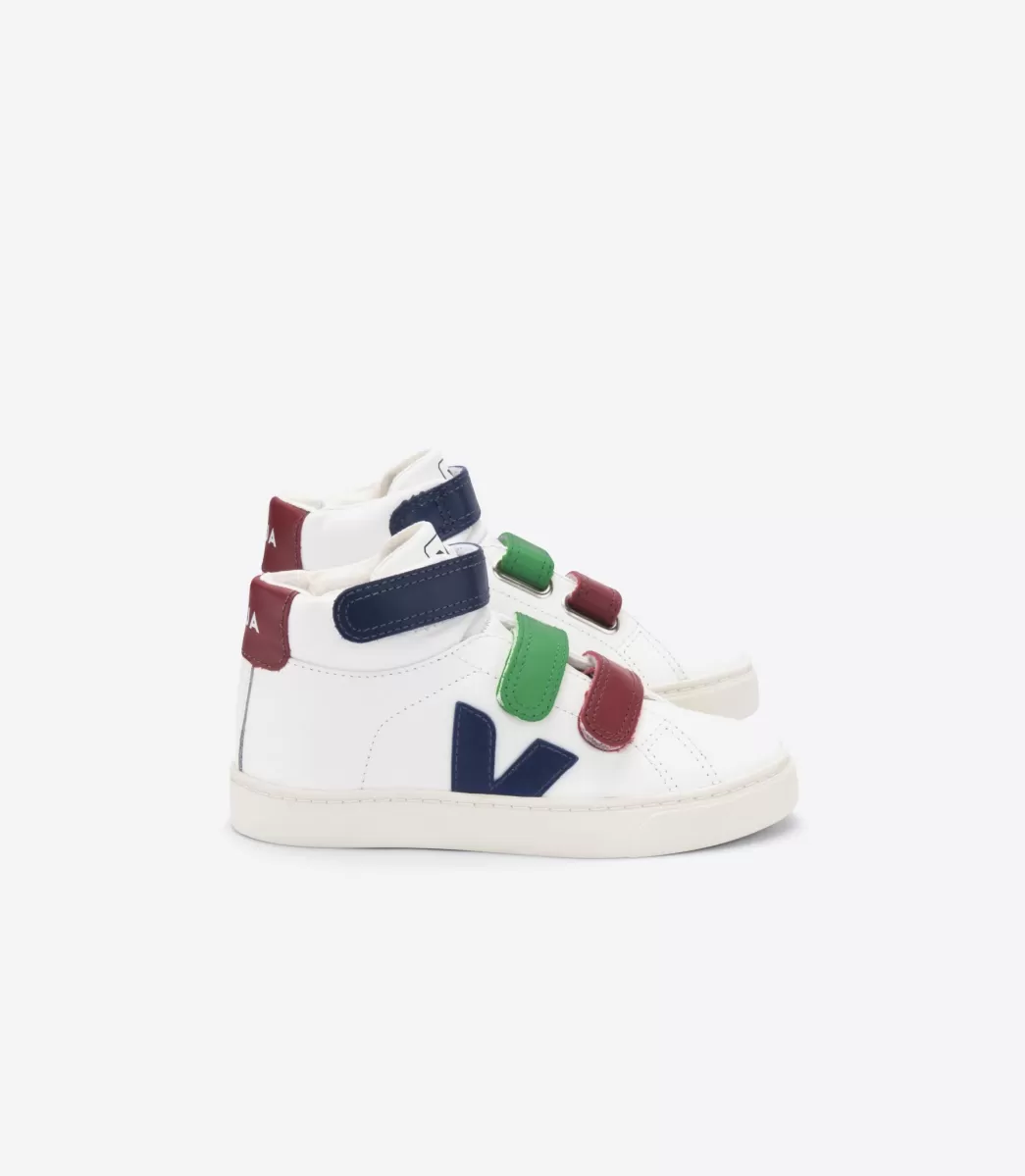 ESPLAR MID LEATHER WHITE MULTICO>VEJA Fashion