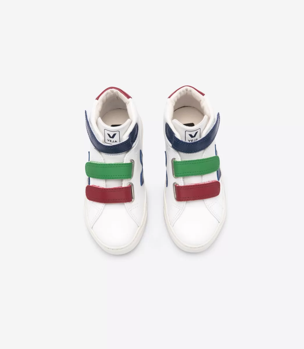 ESPLAR MID LEATHER WHITE MULTICO>VEJA Fashion