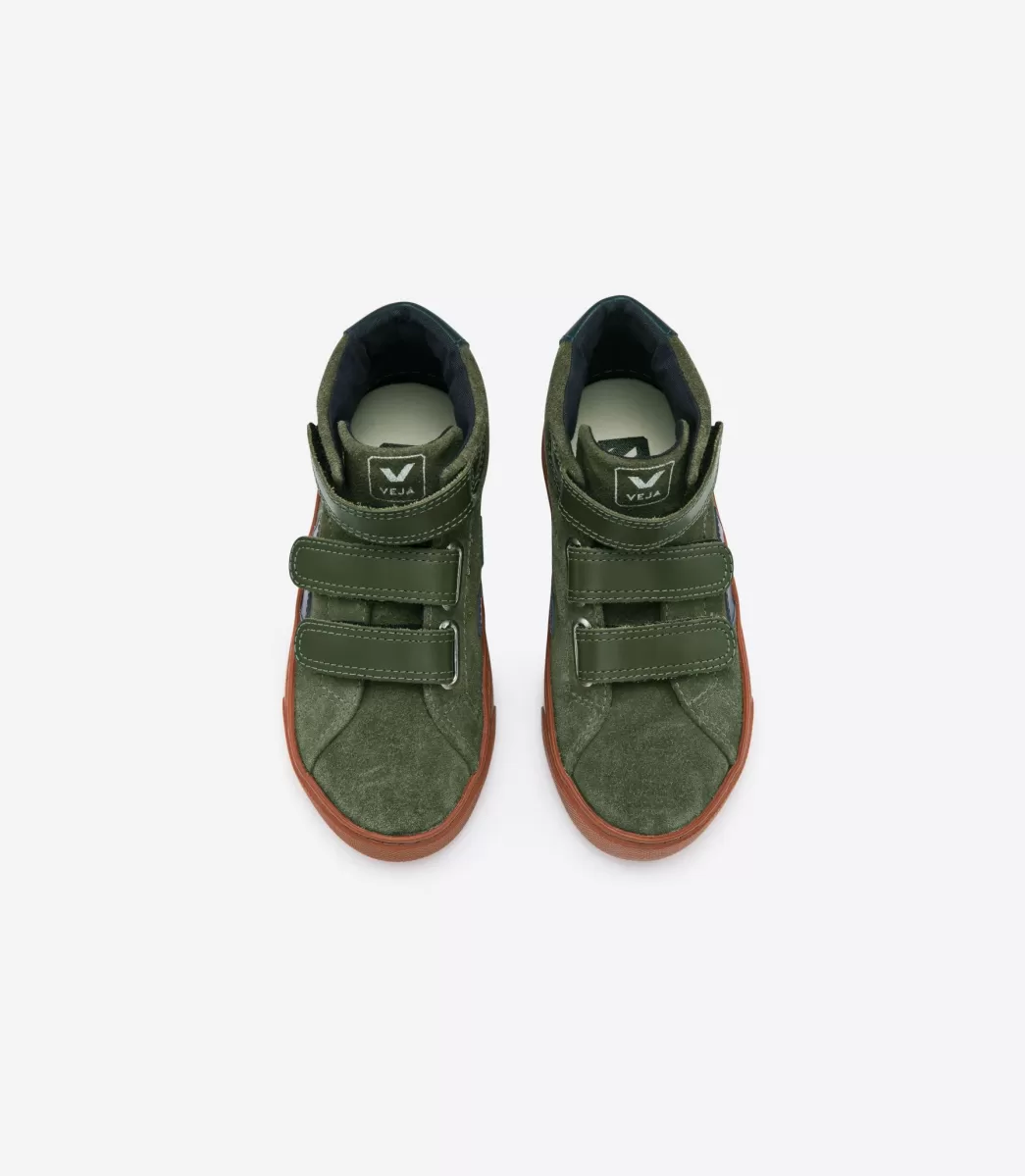 ESPLAR MID SCRATCHS SUEDE OLIVE RUST SOLE>VEJA Outlet