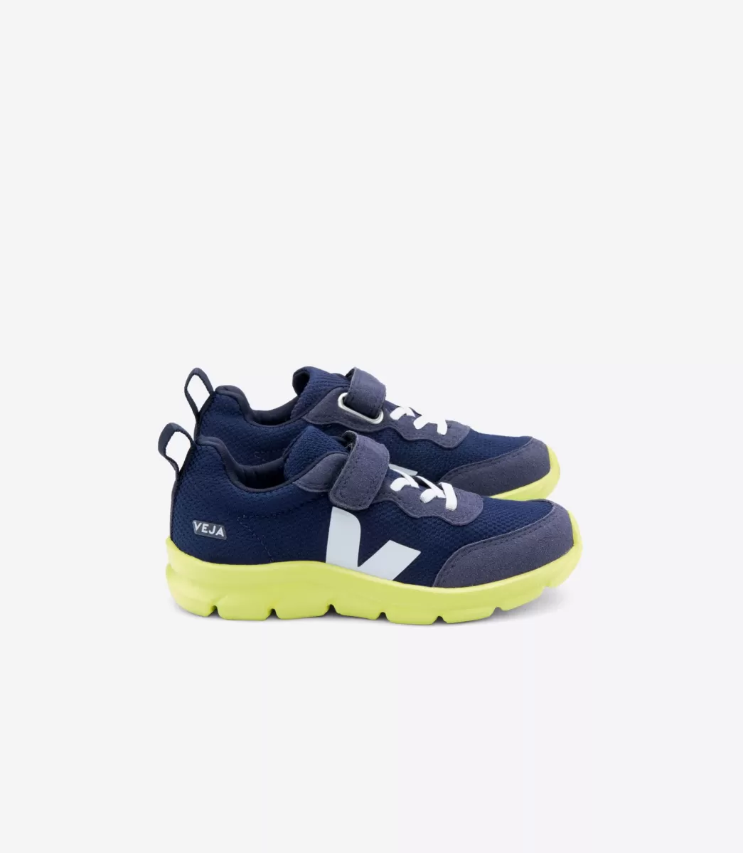 GORILLA B-MESH NAUTICO WHITE JAUNE FLUO SOLE>VEJA Sale