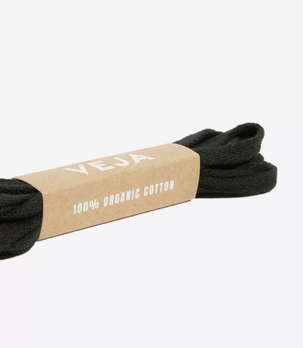 LACES ORGANIC COTTON BLACK>VEJA Cheap