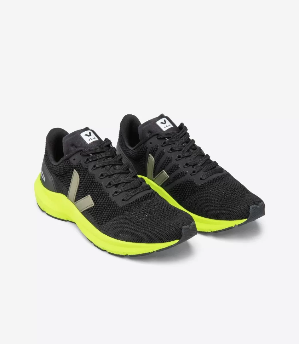 MARLIN LT V-KNIT BLACK KAKI JAUNE FLUO>VEJA Outlet