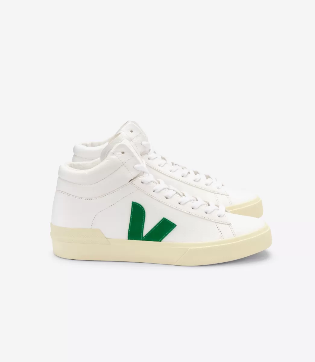 MINOTAUR LEATHER WHITE EMERAUDE BUTTER>VEJA Clearance