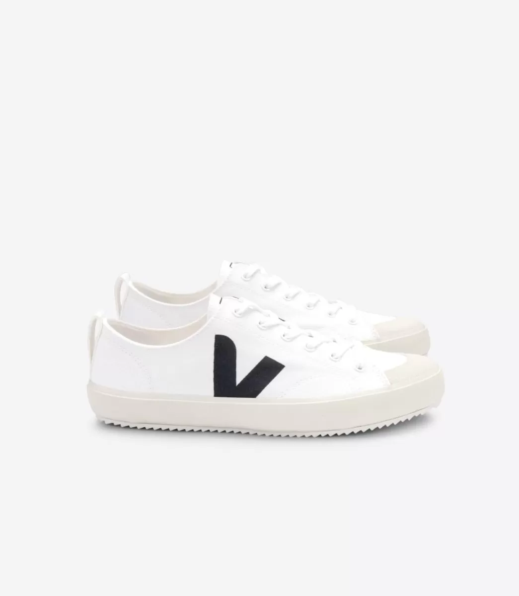 NOVA CANVAS WHITE BLACK>VEJA Clearance