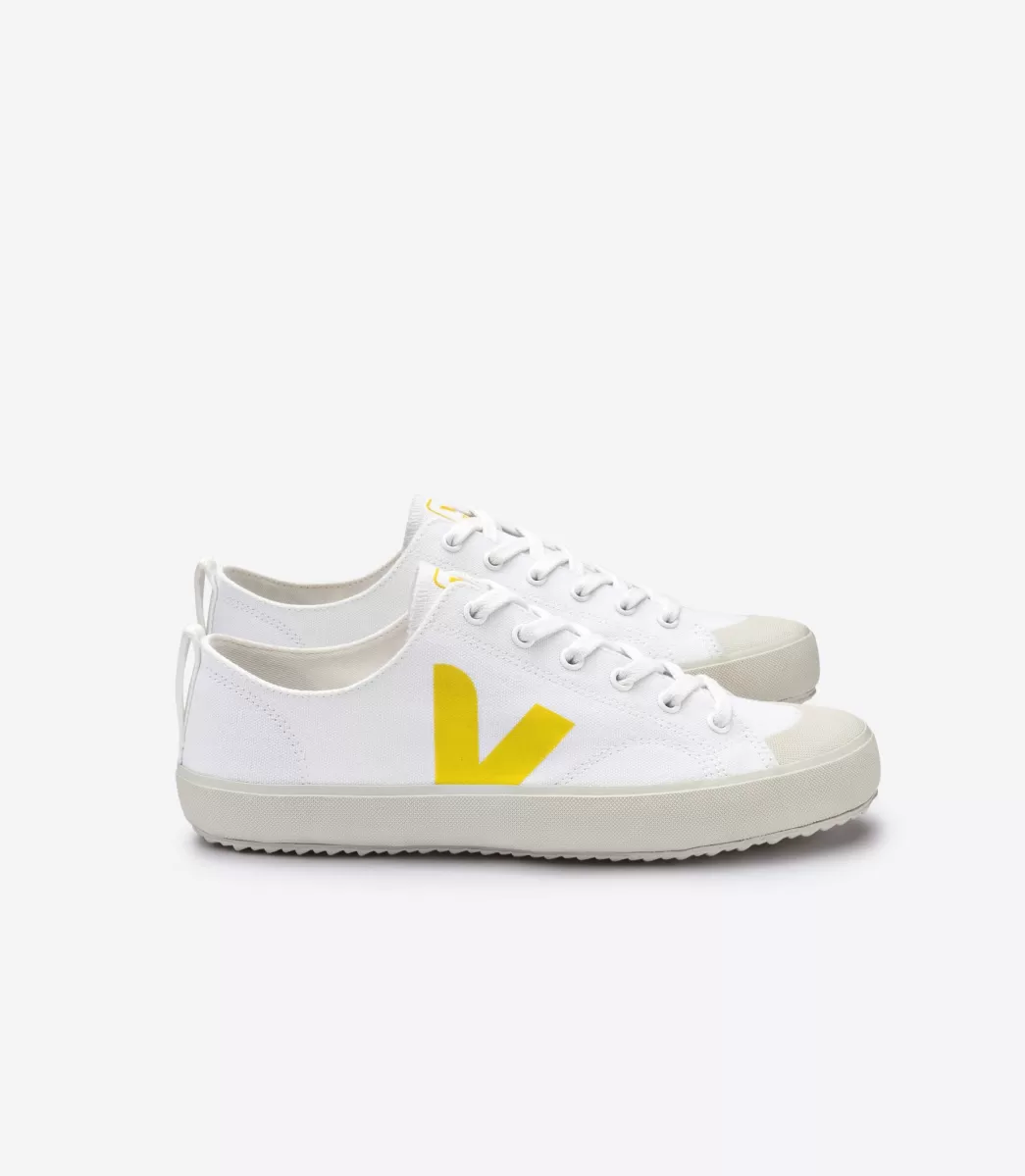 NOVA CANVAS WHITE GOLD YELLOW>VEJA Store