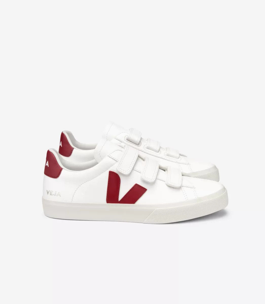 RECIFE LEATHER WHITE MARSALA>VEJA Flash Sale