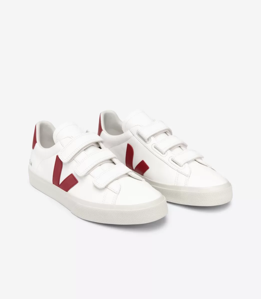 RECIFE LEATHER WHITE MARSALA>VEJA Flash Sale