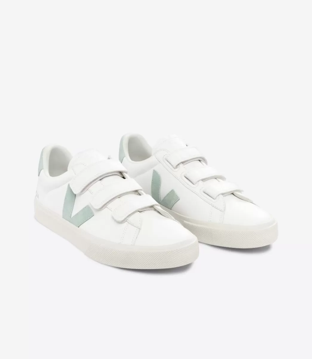 RECIFE LEATHER WHITE MATCHA>VEJA Sale