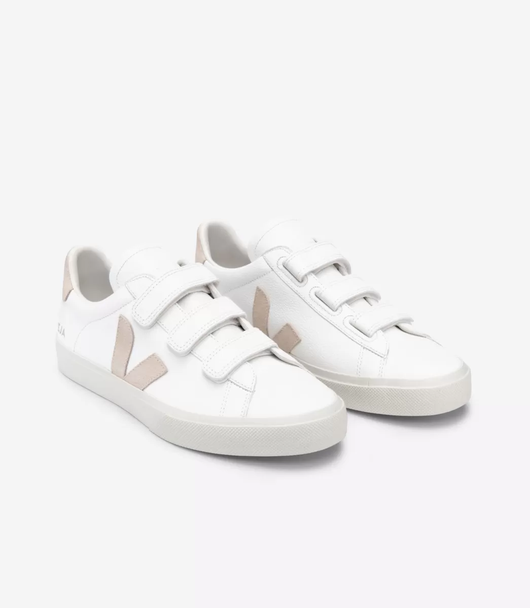 RECIFE LEATHER WHITE SABLE>VEJA Cheap
