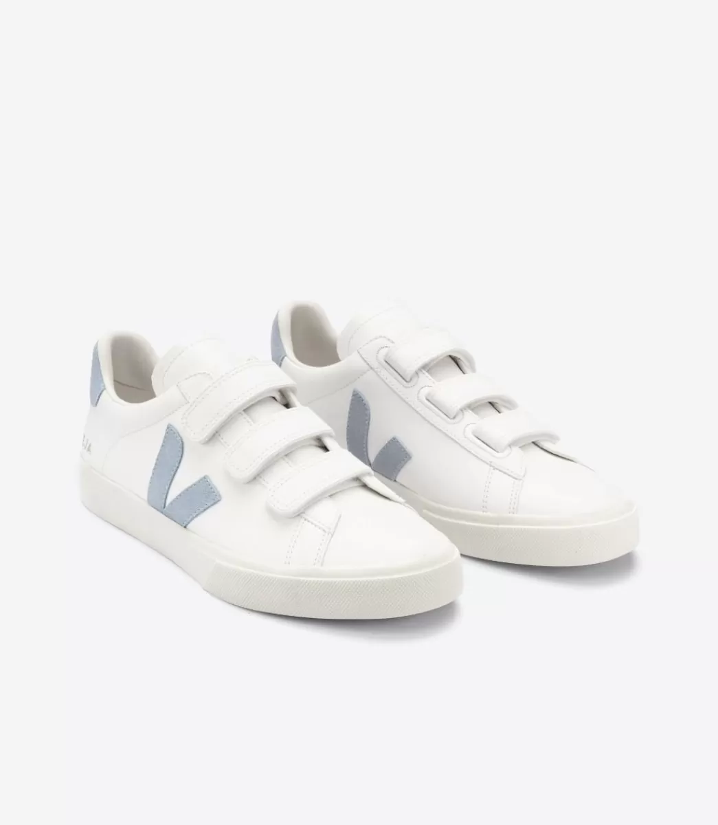 RECIFE LEATHER WHITE STEEL>VEJA Discount