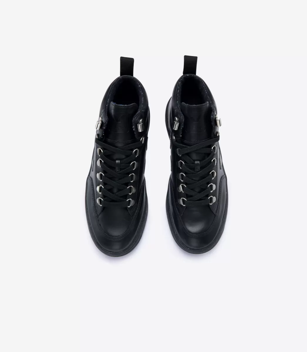 RORAIMA LEATHER BLACK GRAFITE BLACK SOLE>VEJA Shop