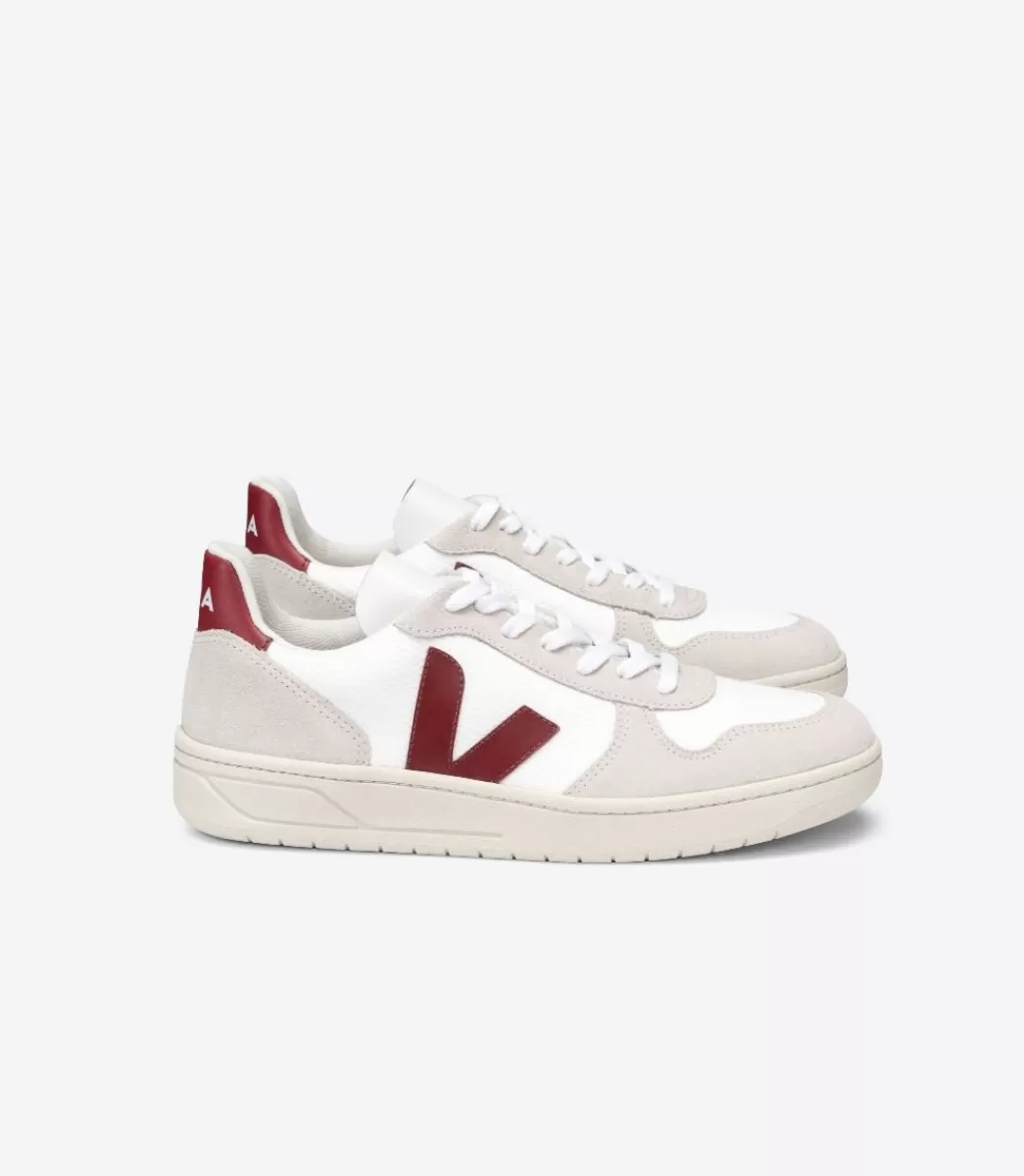 V-10 B-MESH WHITE NATURAL MARSALA>VEJA Best Sale